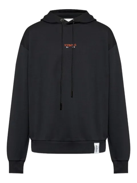 Iceberg هودي برباط وطبعة جرافيك