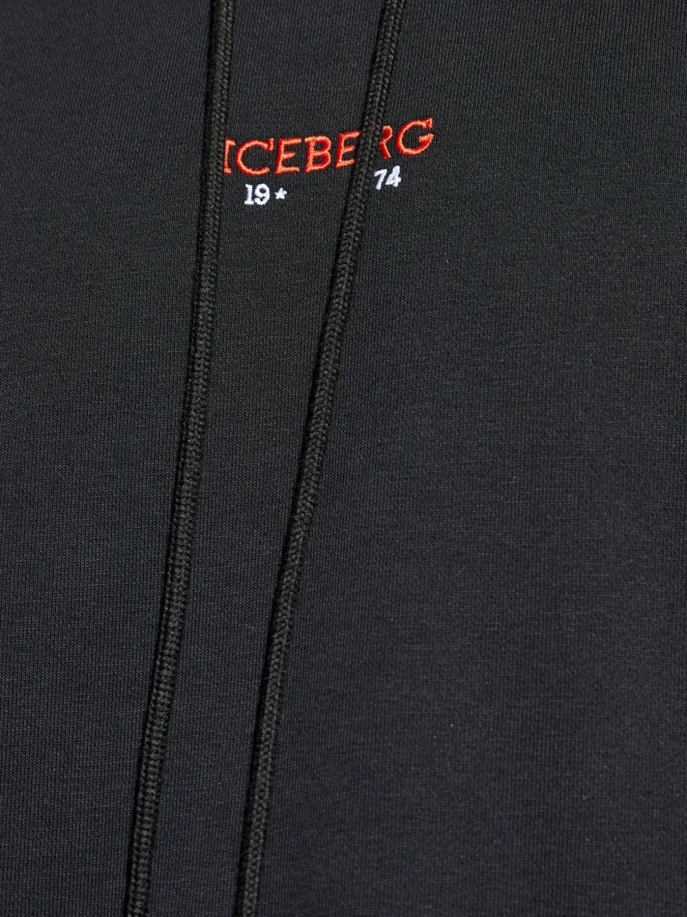 Iceberg Hoodie met print Zwart