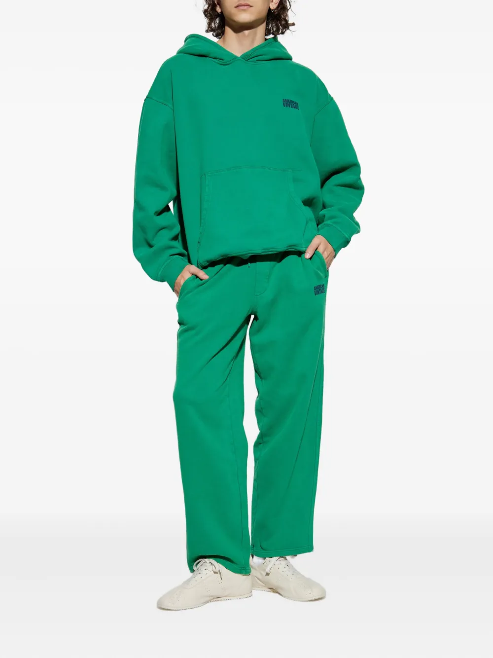 American Vintage Plizzy logo-print track pants | Sweatpants | Image 2