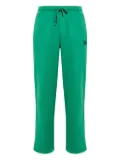 American Vintage Plizzy logo-print track pants - Green