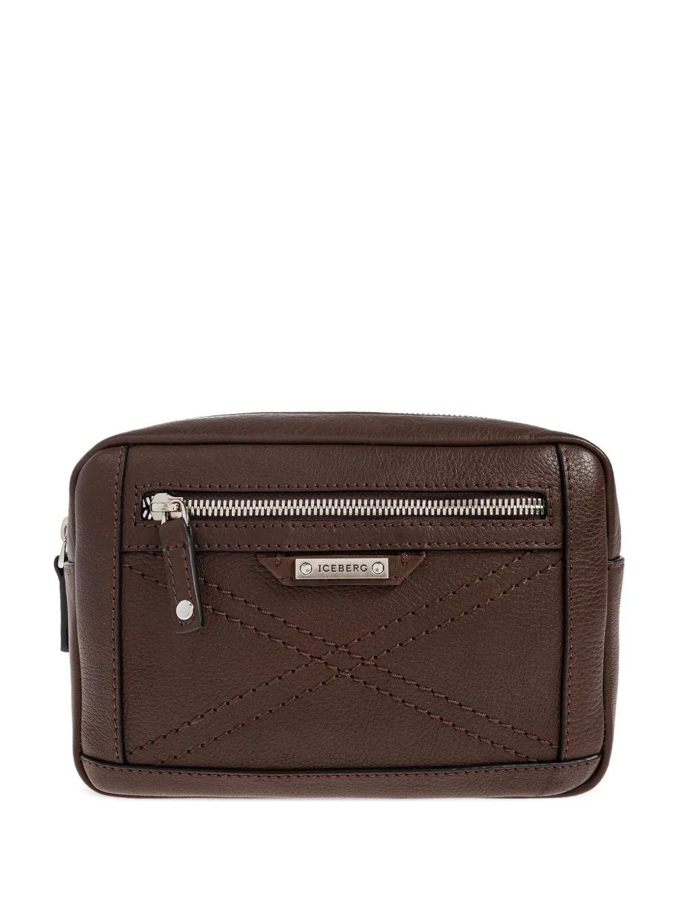 Iceberg leather belt bag | Brown | Image 1