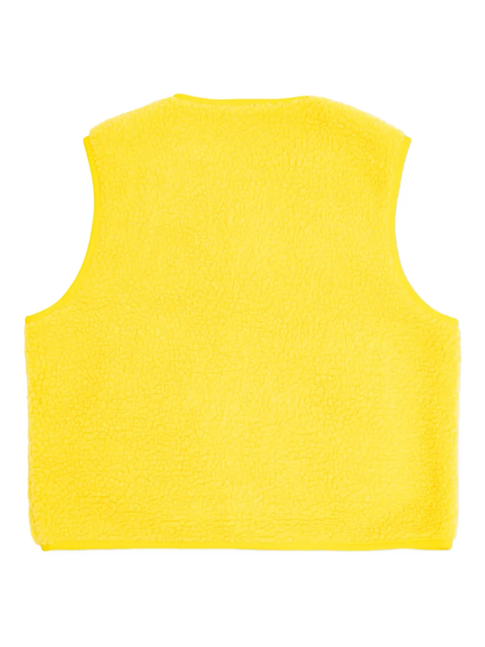 American Vintage Kids Gilet met logopatch Geel