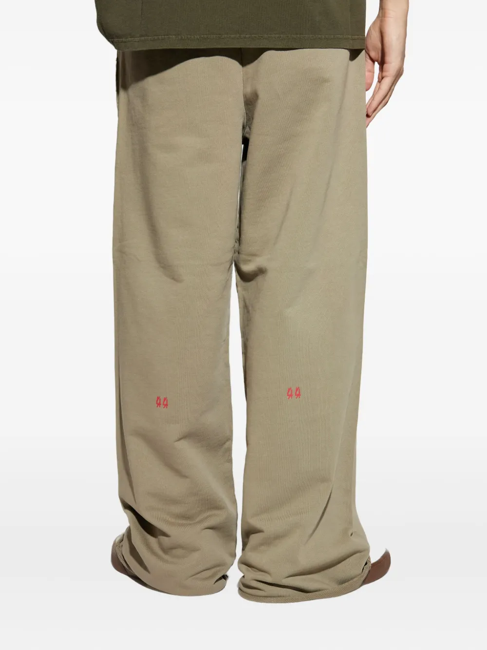 44 LABEL GROUP Broek met grafische print Beige