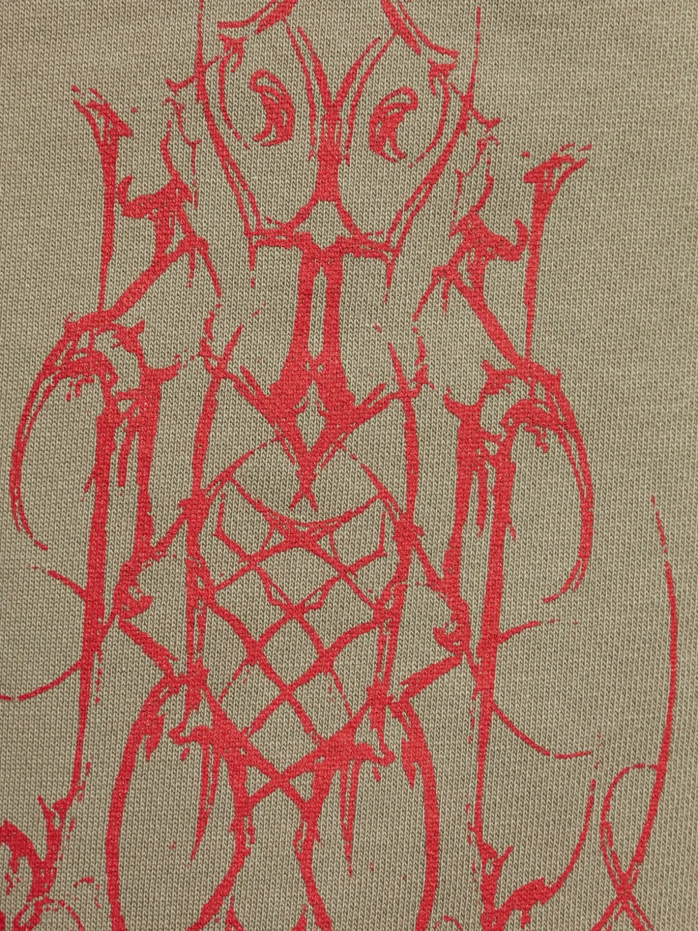 44 LABEL GROUP Broek met grafische print Beige