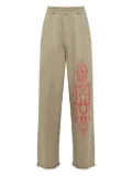 44 LABEL GROUP graphic-print trousers - Neutrals