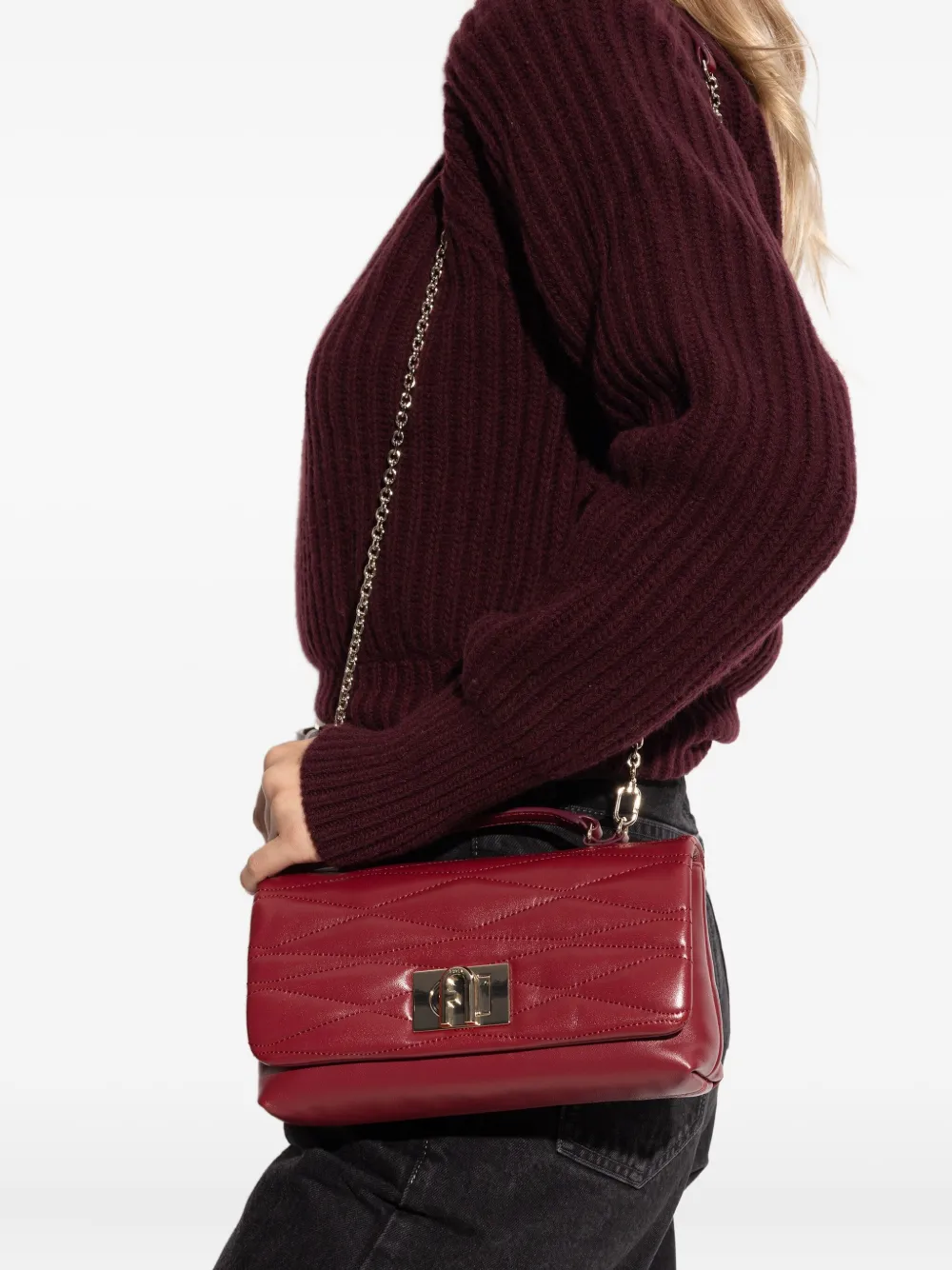 Furla mini 1927 tote bag - Rood