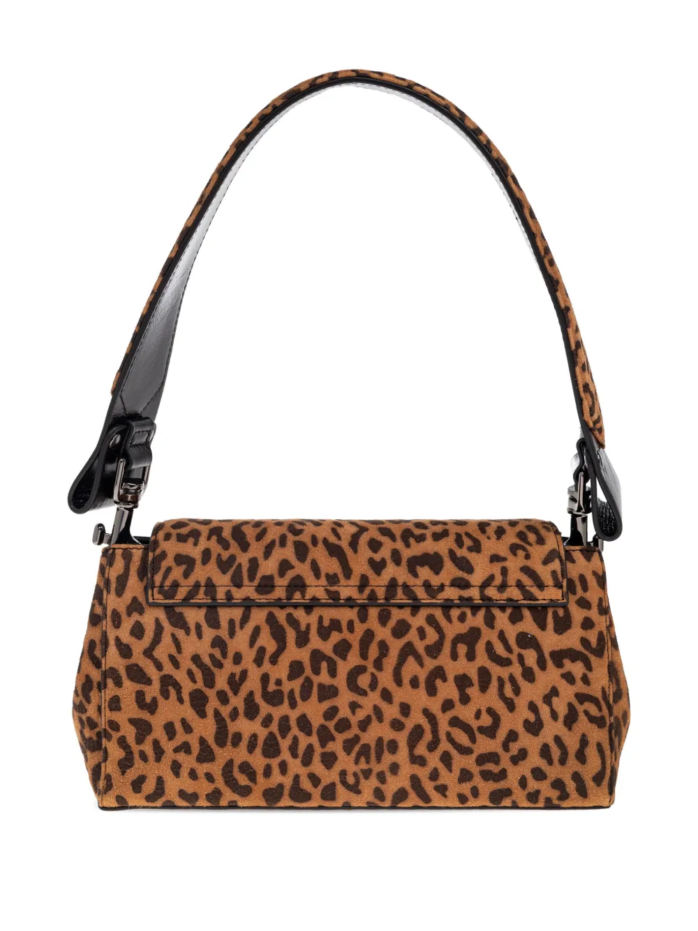 Vivienne Westwood Orb Leopard-print Shoulder Bag In Brown