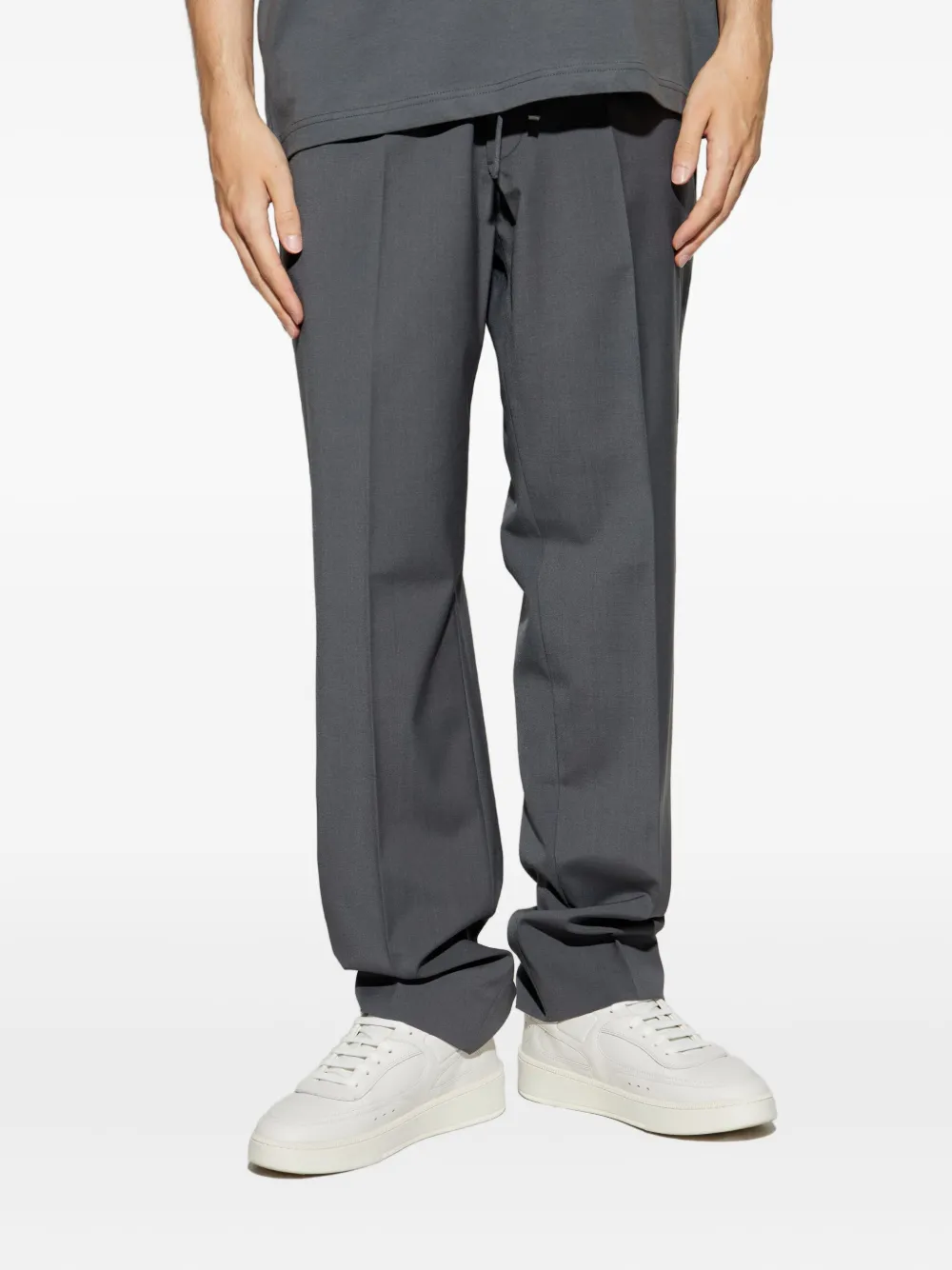 Iceberg Plooibroek met trekkoord Grijs