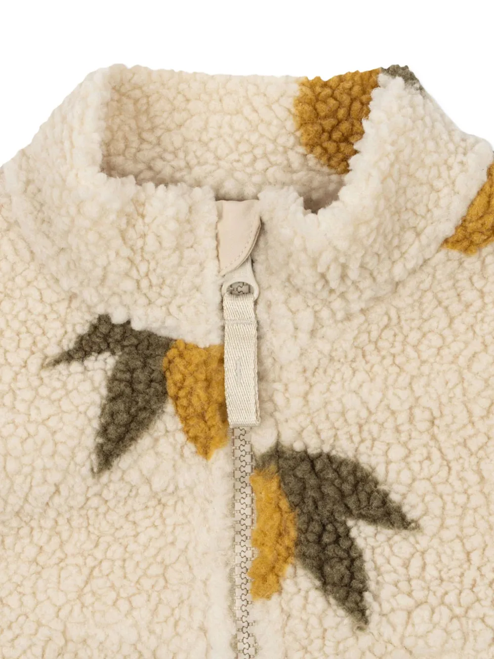 Konges Sløjd Jody Teddy jack met citroenpatroon Beige