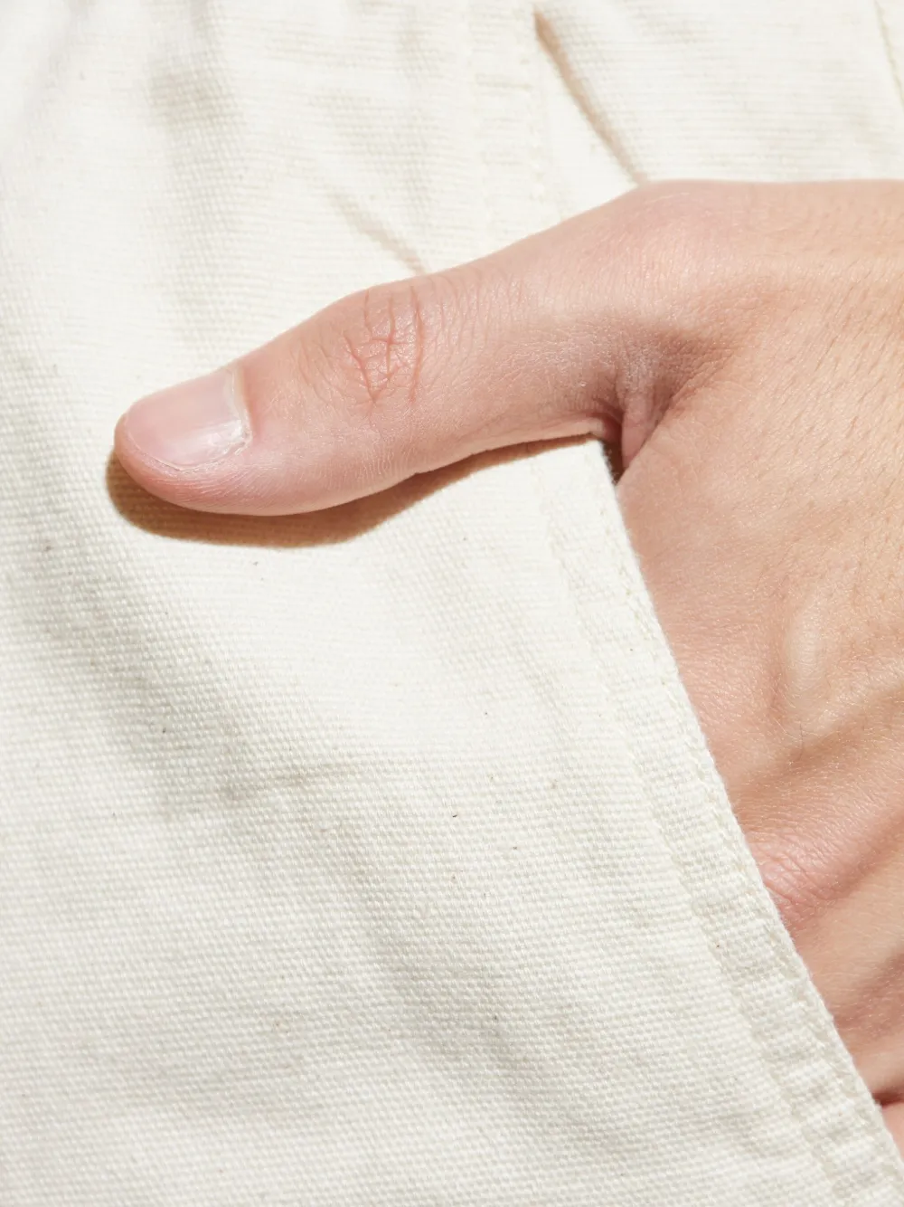 American Vintage Broek met elastische taille Beige