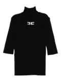 Elisabetta Franchi Kids ribbed turtleneck sweater - Black