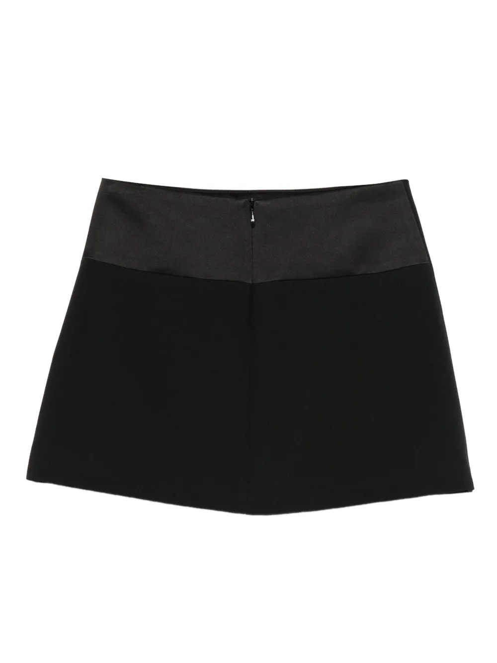 Elisabetta Franchi Satin-pocket Mini Skirt In Black