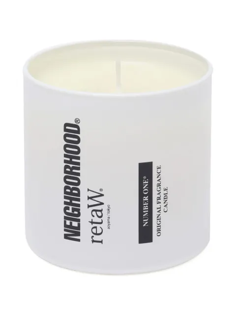 Neighborhood x retaW Number One candle