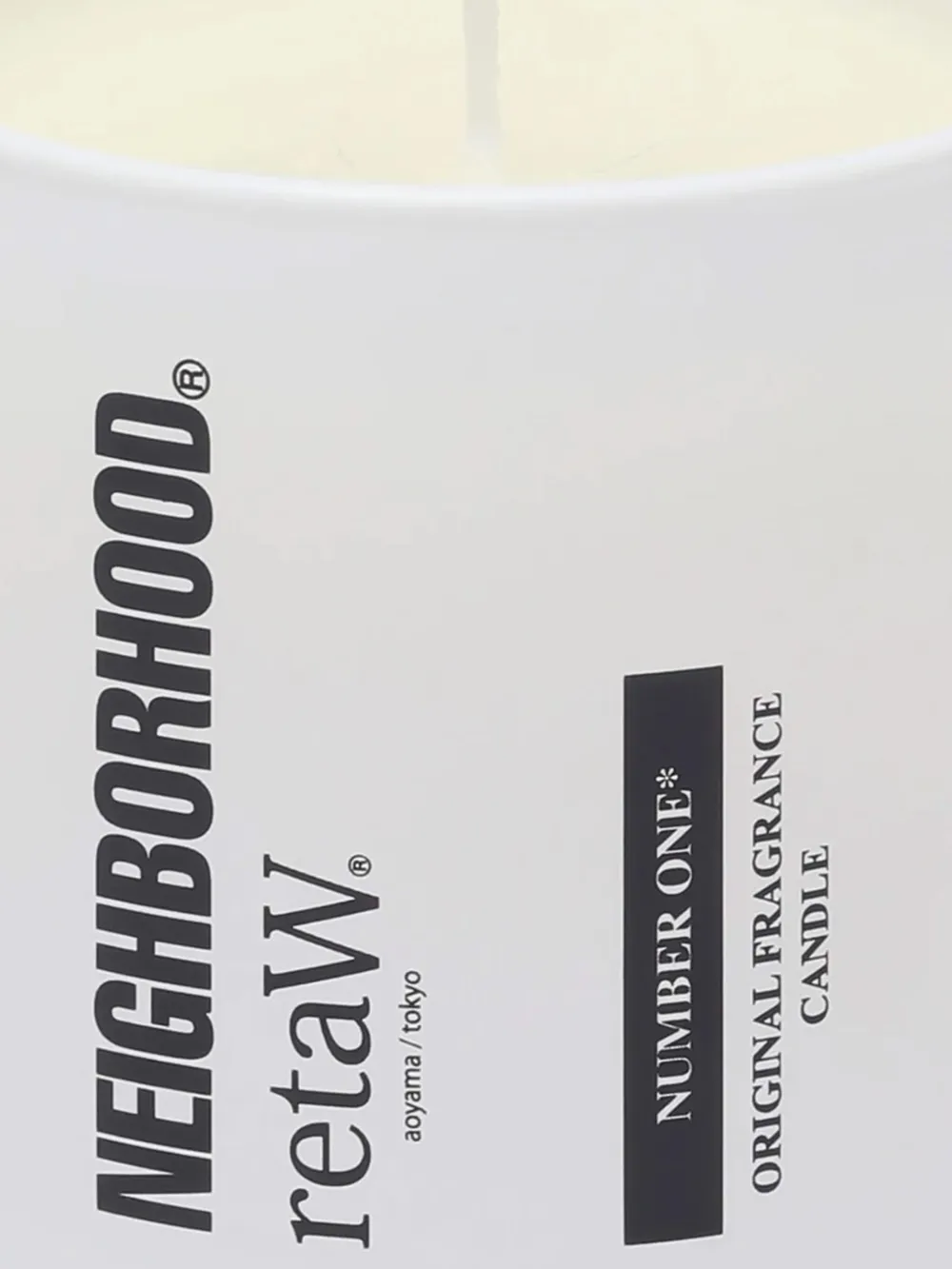 Neighborhood x retaW Number One candle - Wit