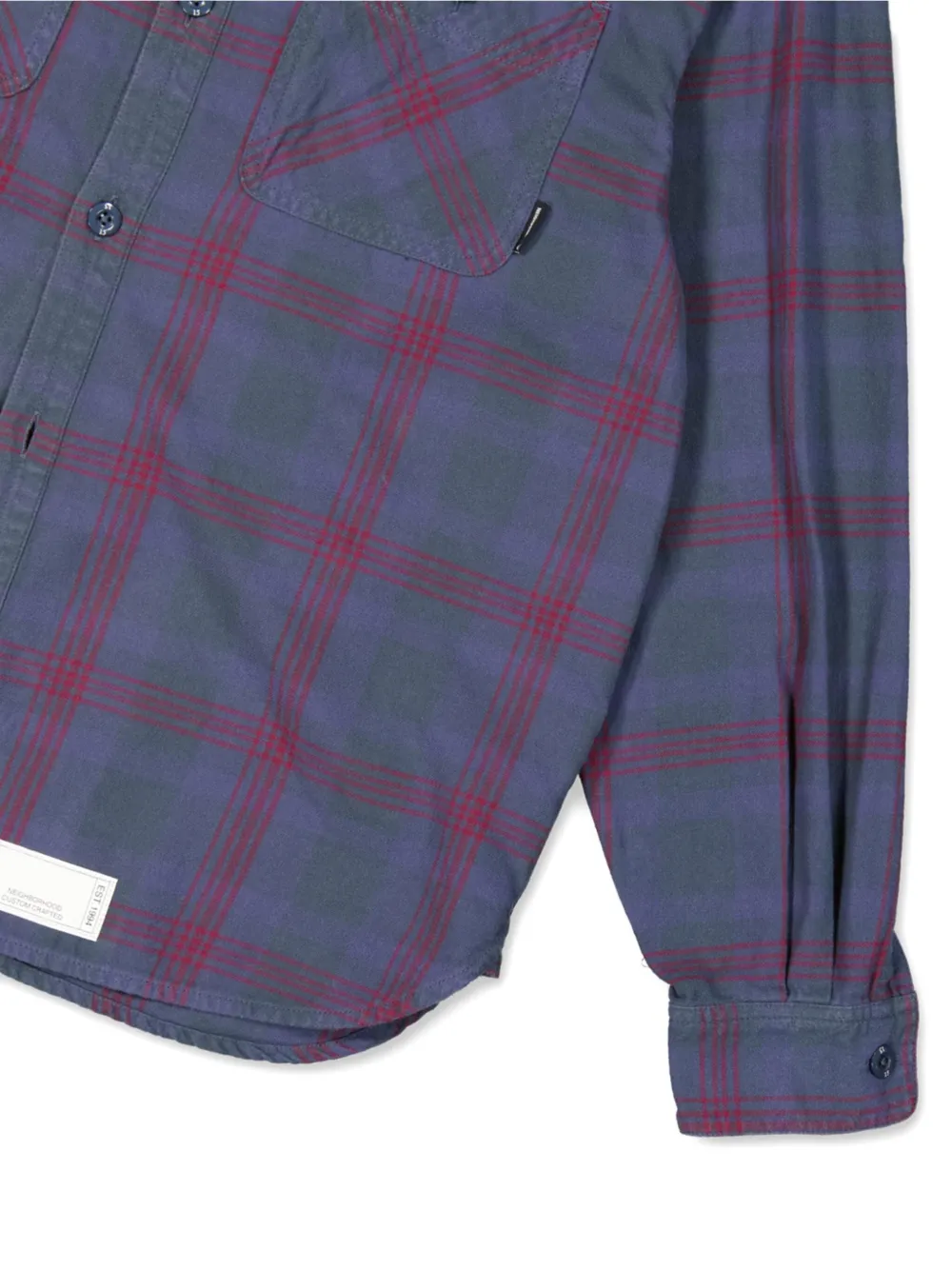 Neighborhood Savage Tartan-check Shirt In Multi
