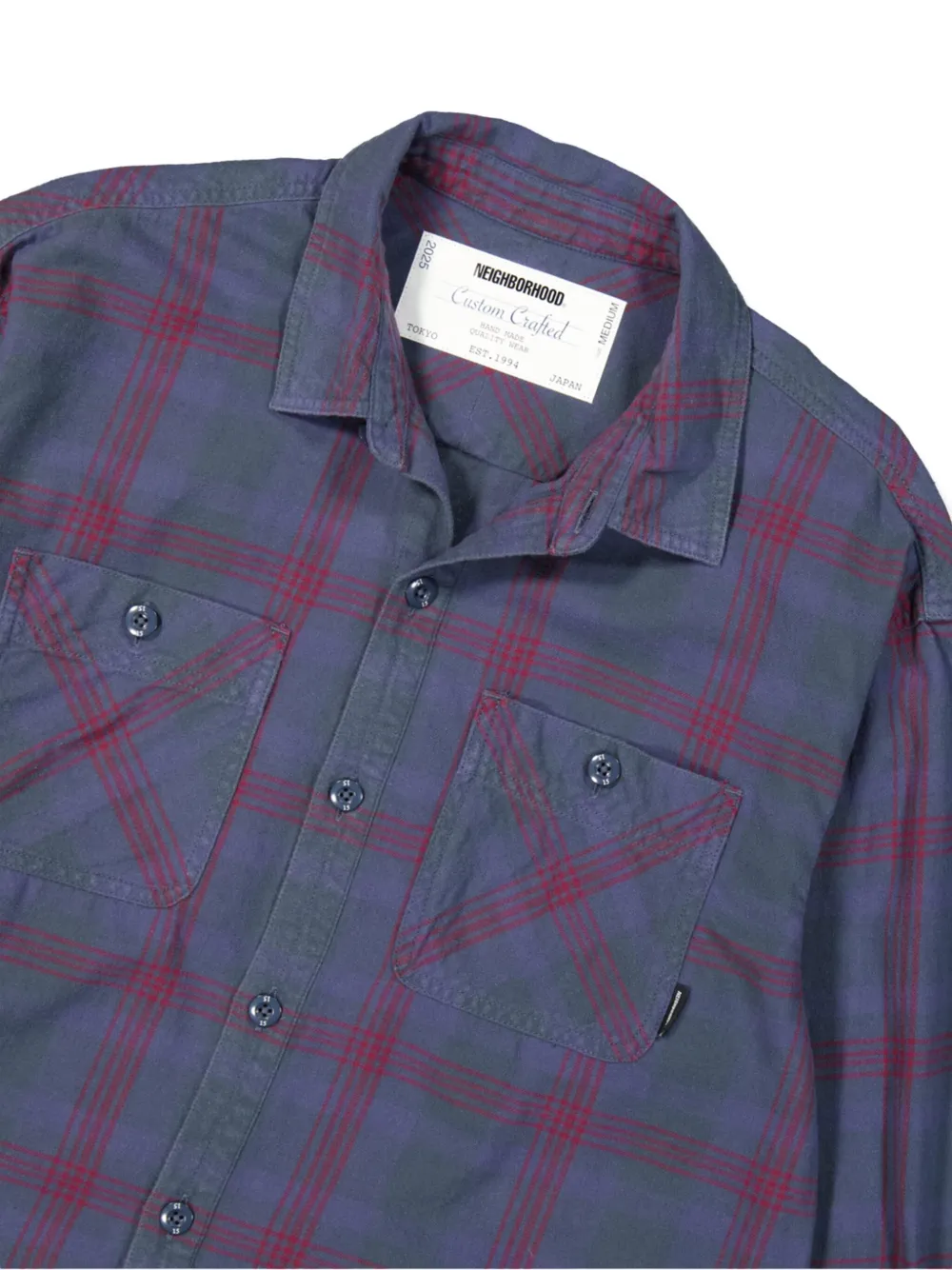 Neighborhood Savage Tartan-check Shirt In Multi