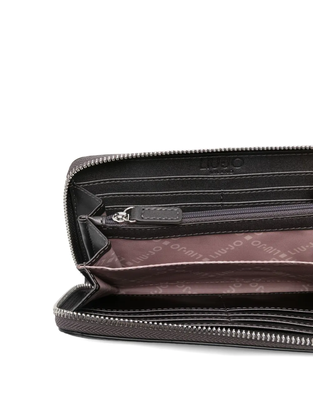 Liu •jo Zip-around Wallet In Gray