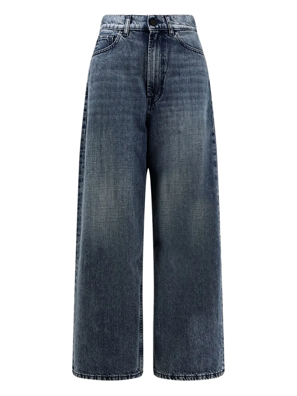3x1 logo-patch denim jeans - ブルー 3x1 logo-patch denim jeans - ブルー