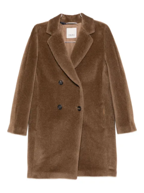 'S Max Mara double-breasted alpaca-wool-blend coat