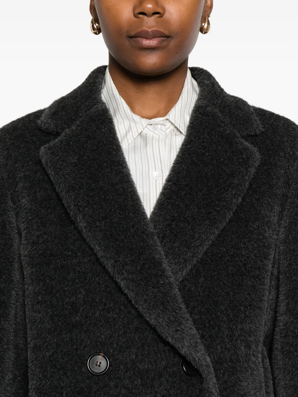 'S Max Mara Jas met dubbele rij knopen Blauw