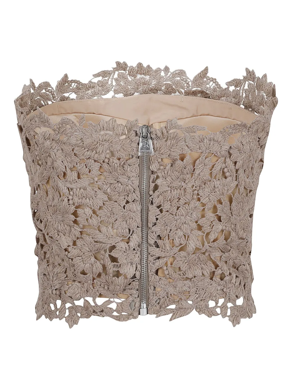 Ermanno Scervino floral lace top | Neutrals | Image 1