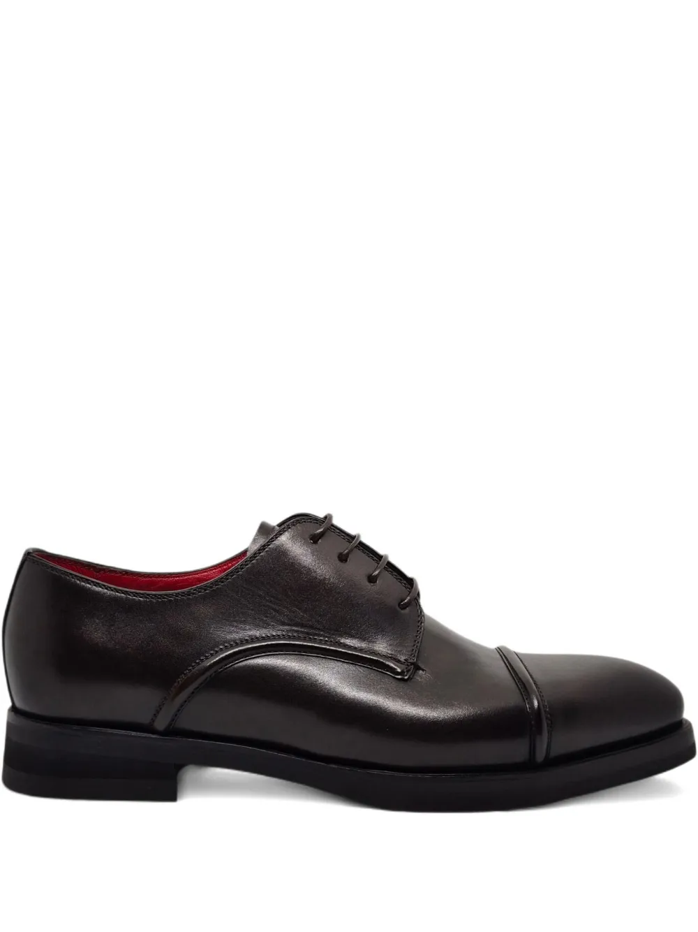 Barrett cap-toe derby shoes | Black | Image 1