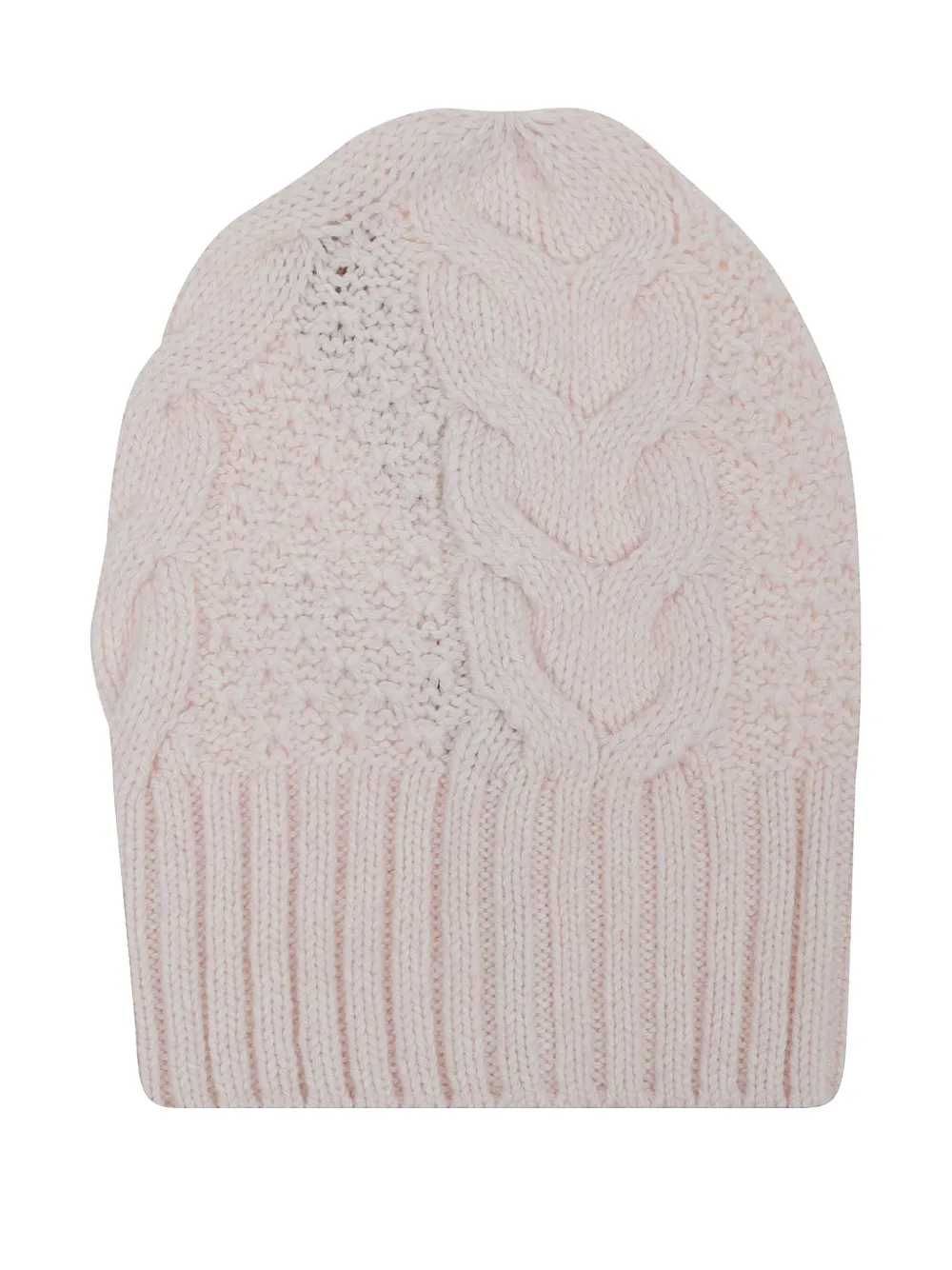 Ermanno Scervino Cable-knit Beanie Hat In Neutral
