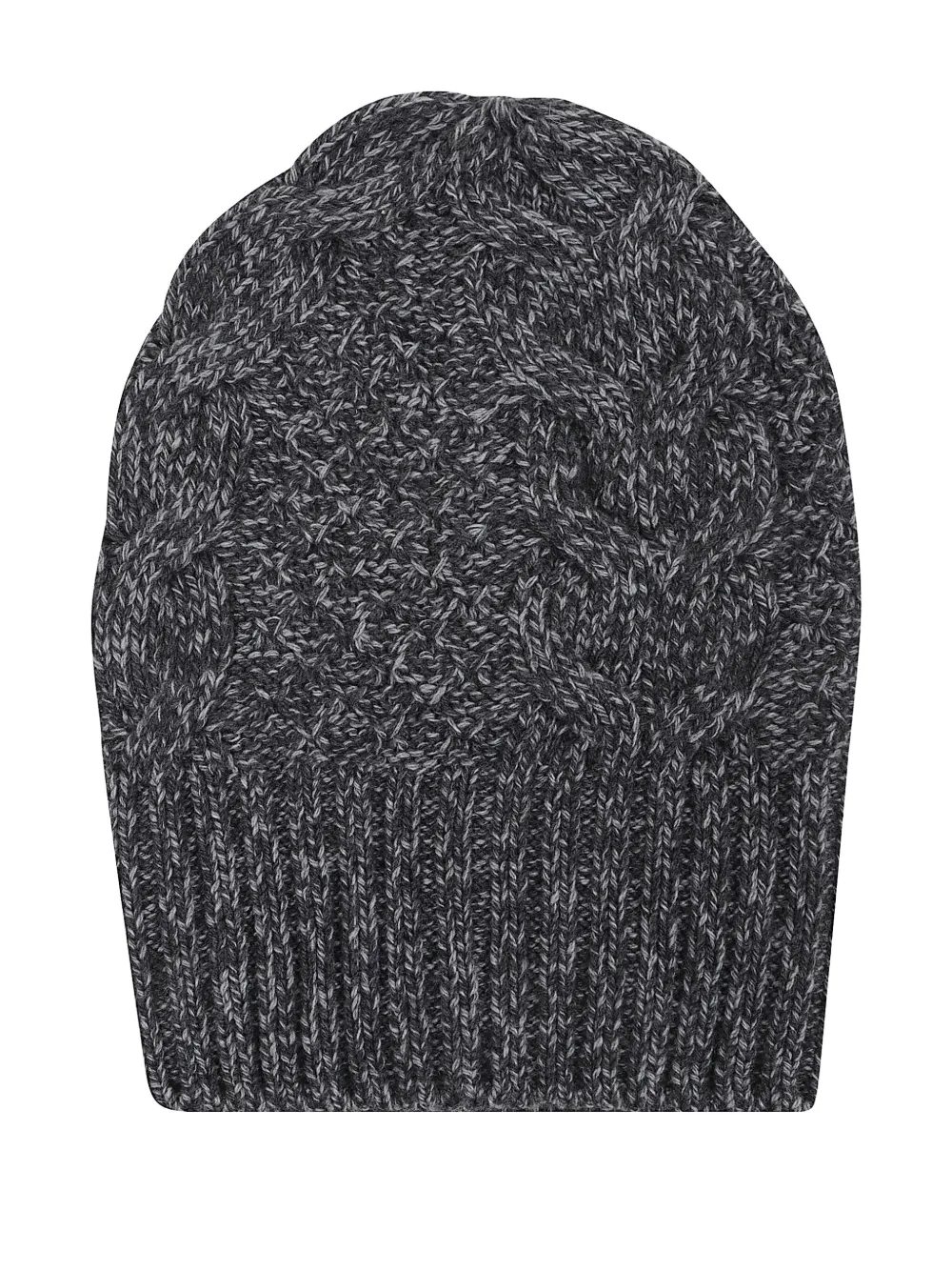 Ermanno Scervino Kabelgebreide muts - Grijs