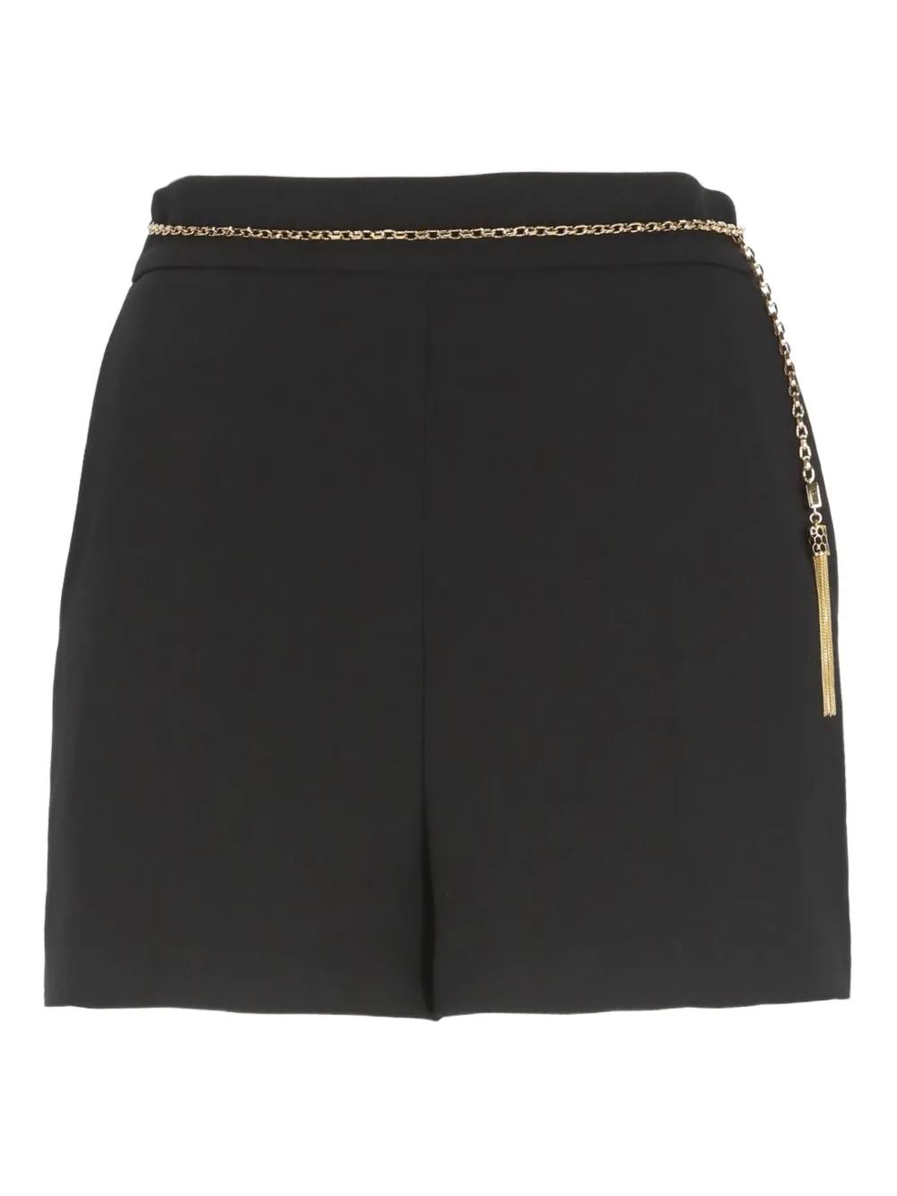 Elisabetta Franchi Crepe Shorts In Black