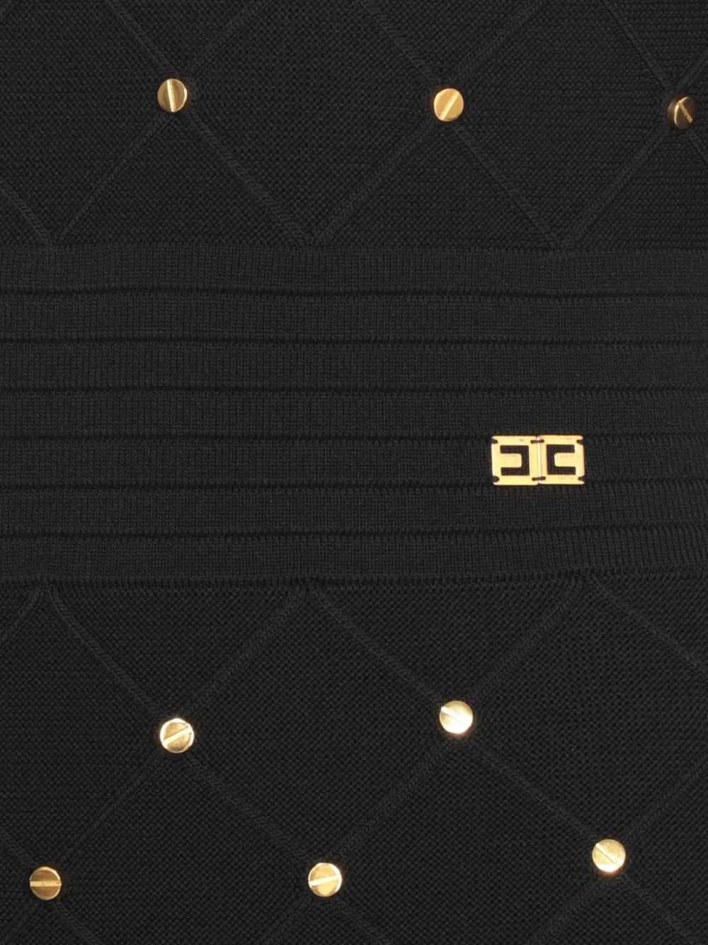 Elisabetta Franchi Mini-jurk met stippen Zwart