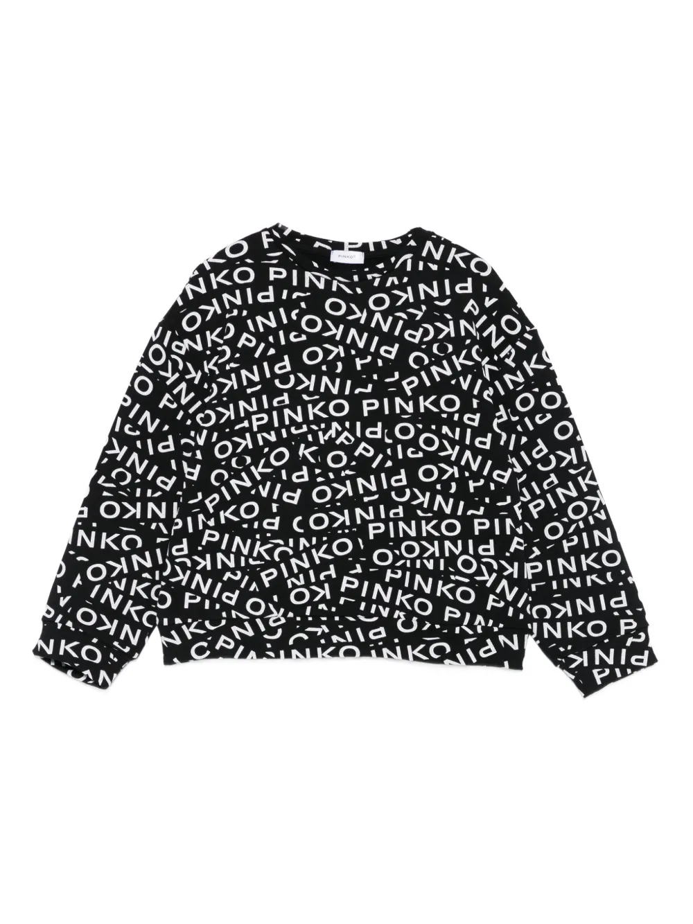 Pinko Kids logo-print sweatshirt | Black | Image 1