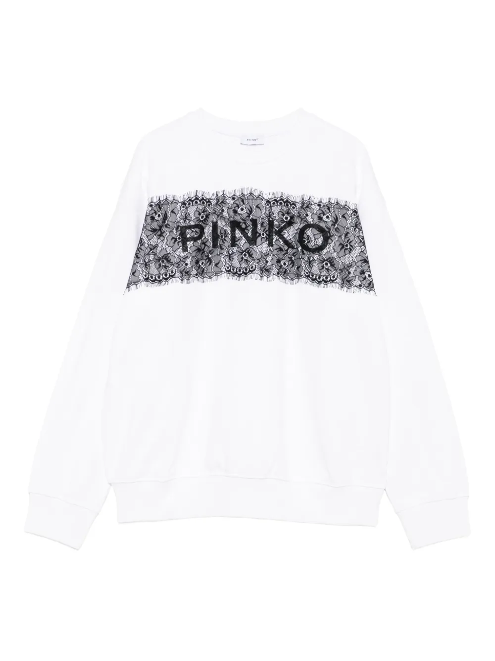 Pinko Kids lace-panel sweatshirt | White | Image 1