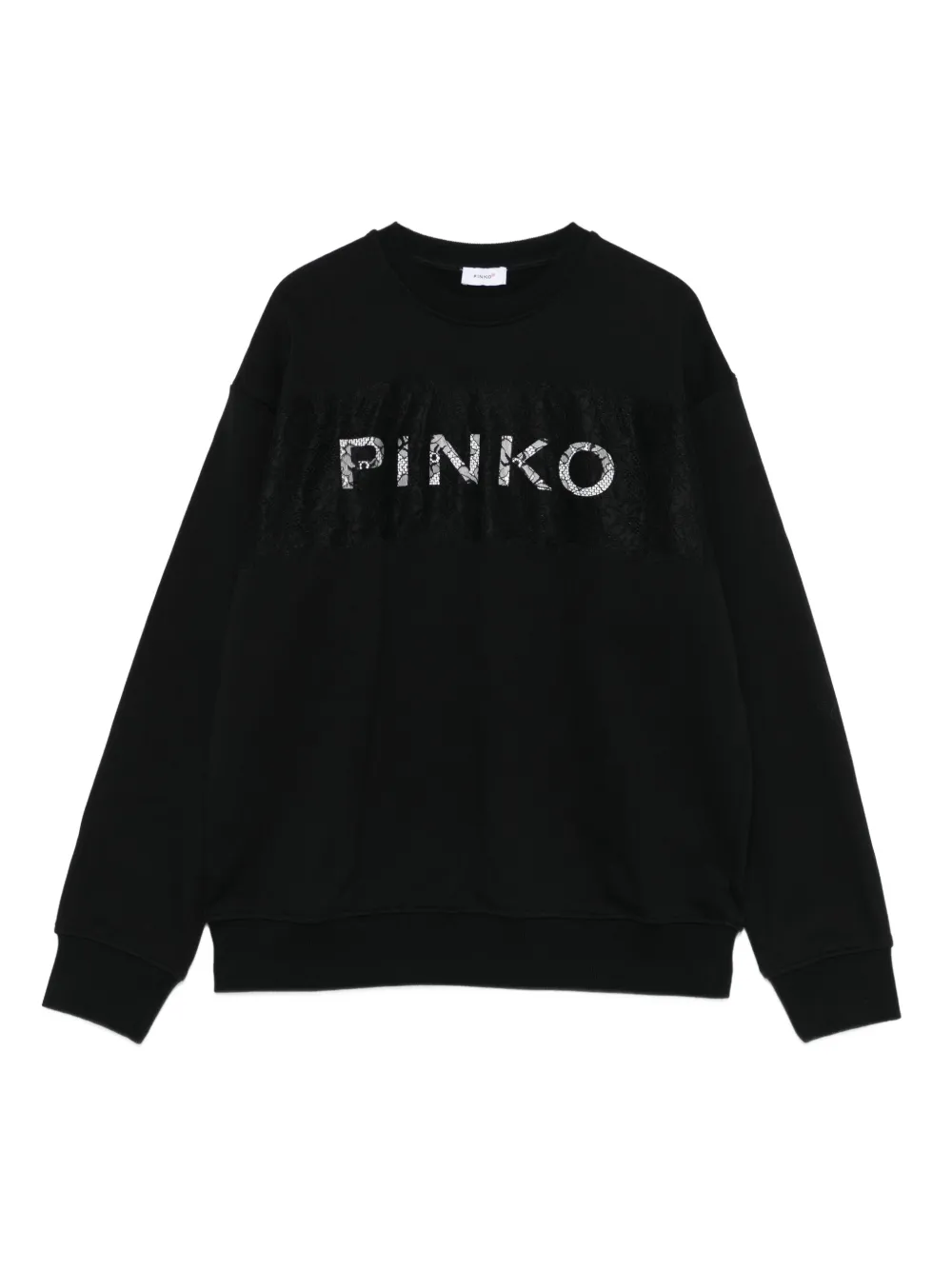 Pinko Kids lace-panel sweatshirt | Black | Image 1