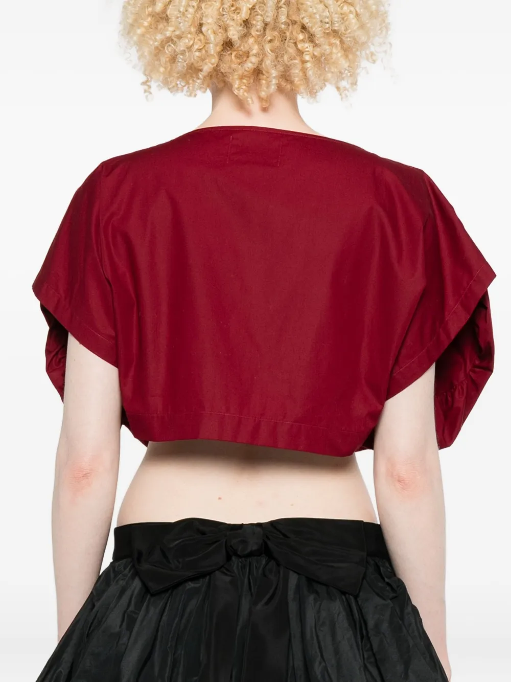 Vivienne Westwood Orb-embellished Heart Top In Burgundy