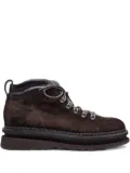 Barrett lace-up suede boots - Brown
