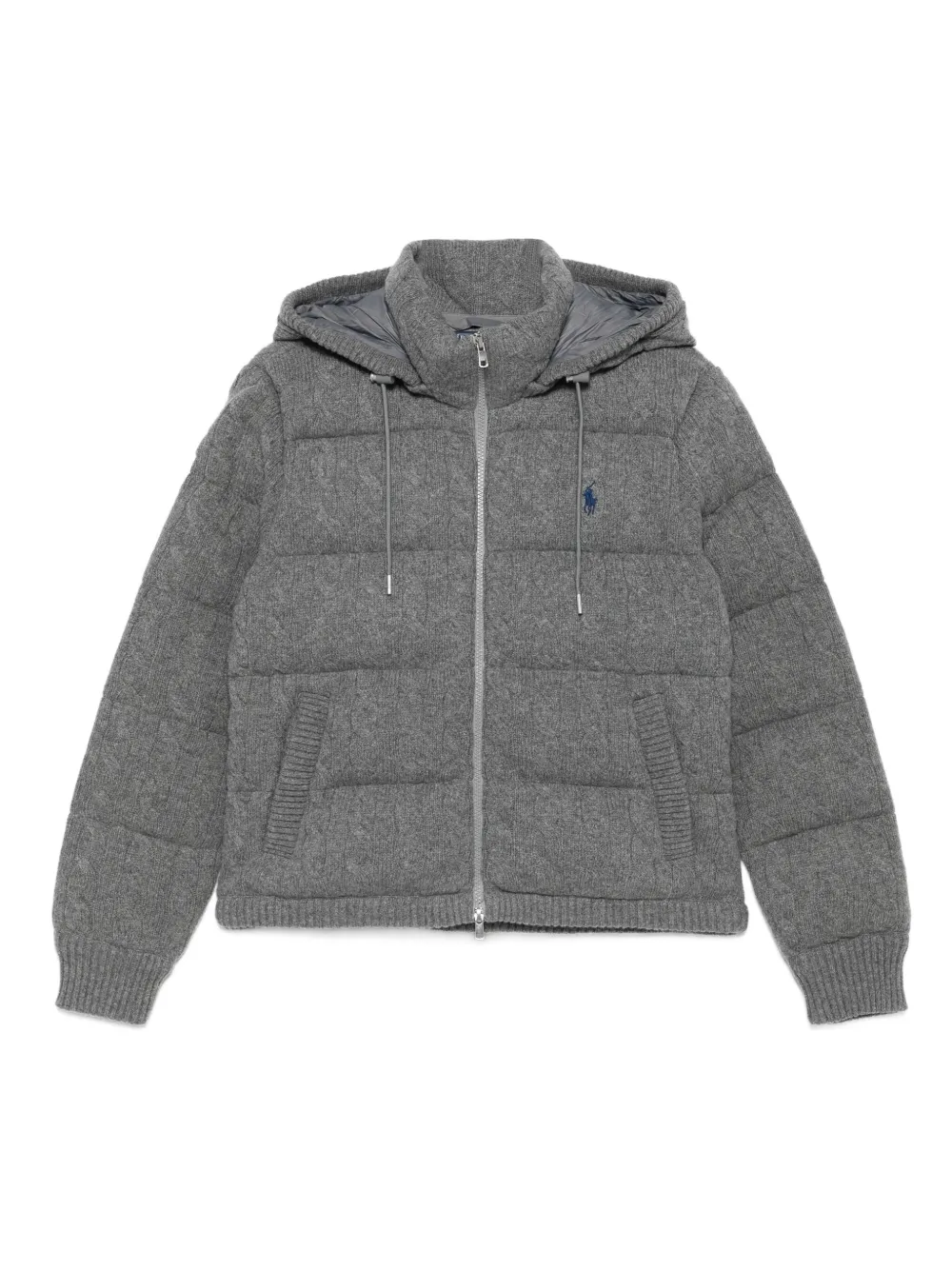 Polo Ralph Lauren quilted hooded jacket | Grey | Image 1