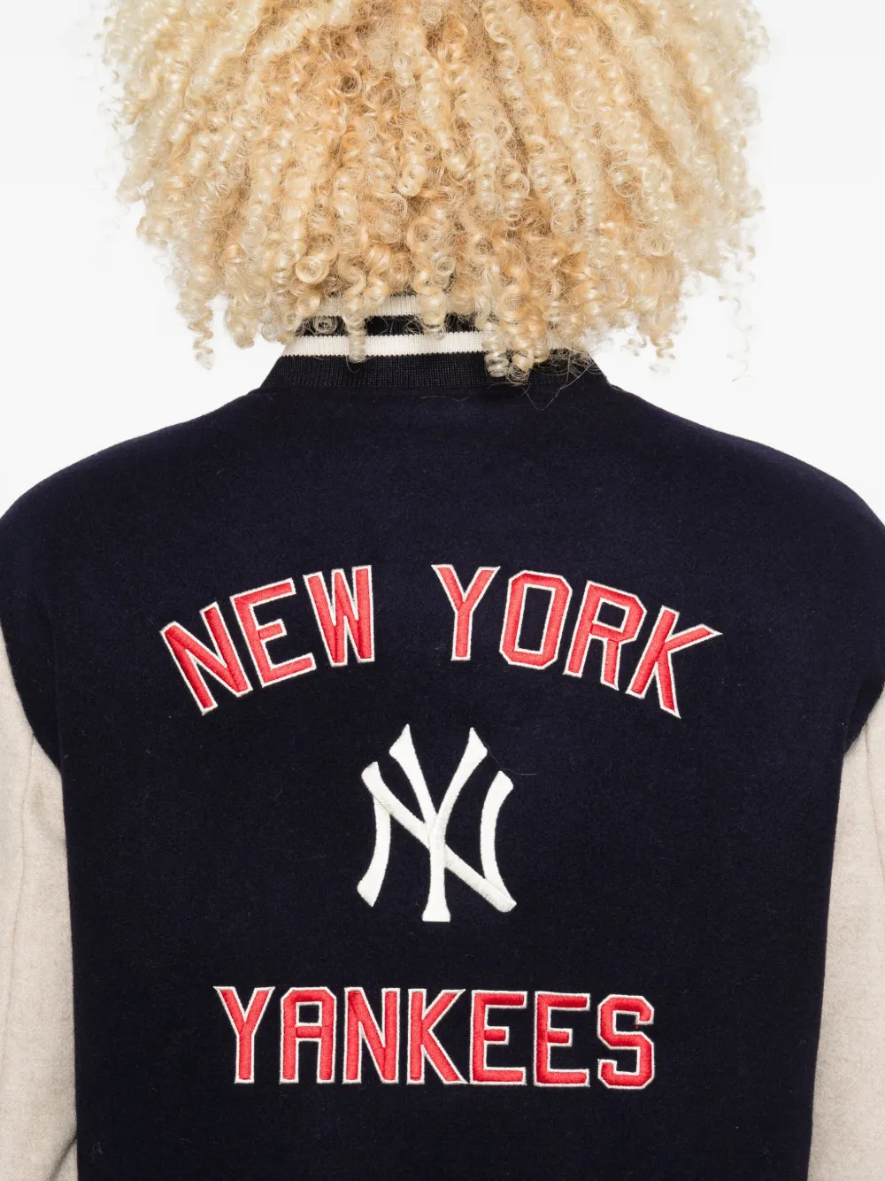 Sporty And Rich Embroidered-logo Bomber Jacket In Multi
