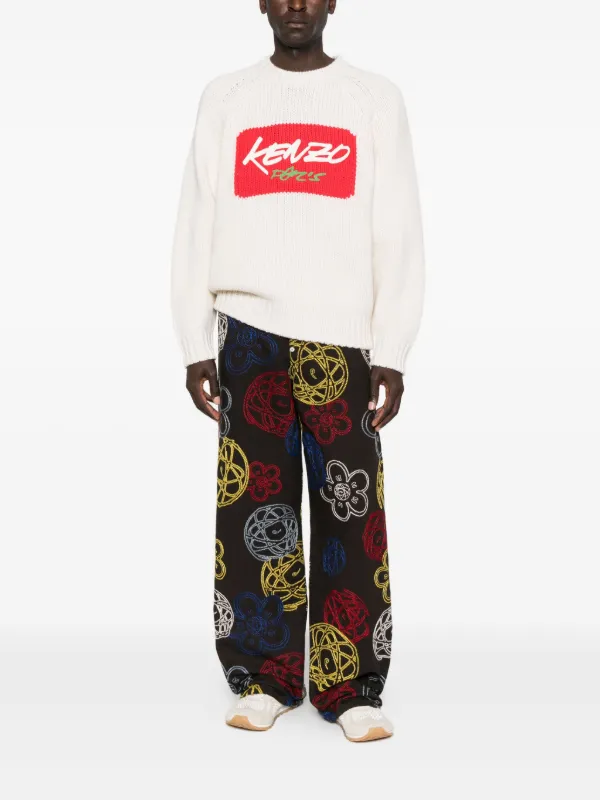 Kenzo x Futura 2000 フローラル パンツ | ブラウン | FARFETCH JP