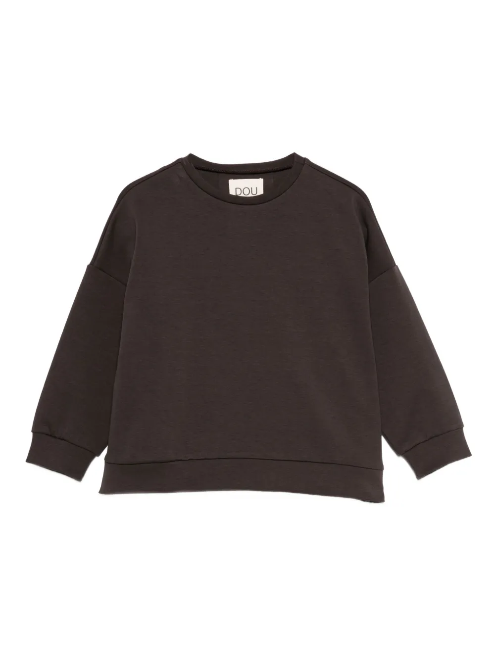Douuod Kids round-neck sweatshirt | Brown | Image 1