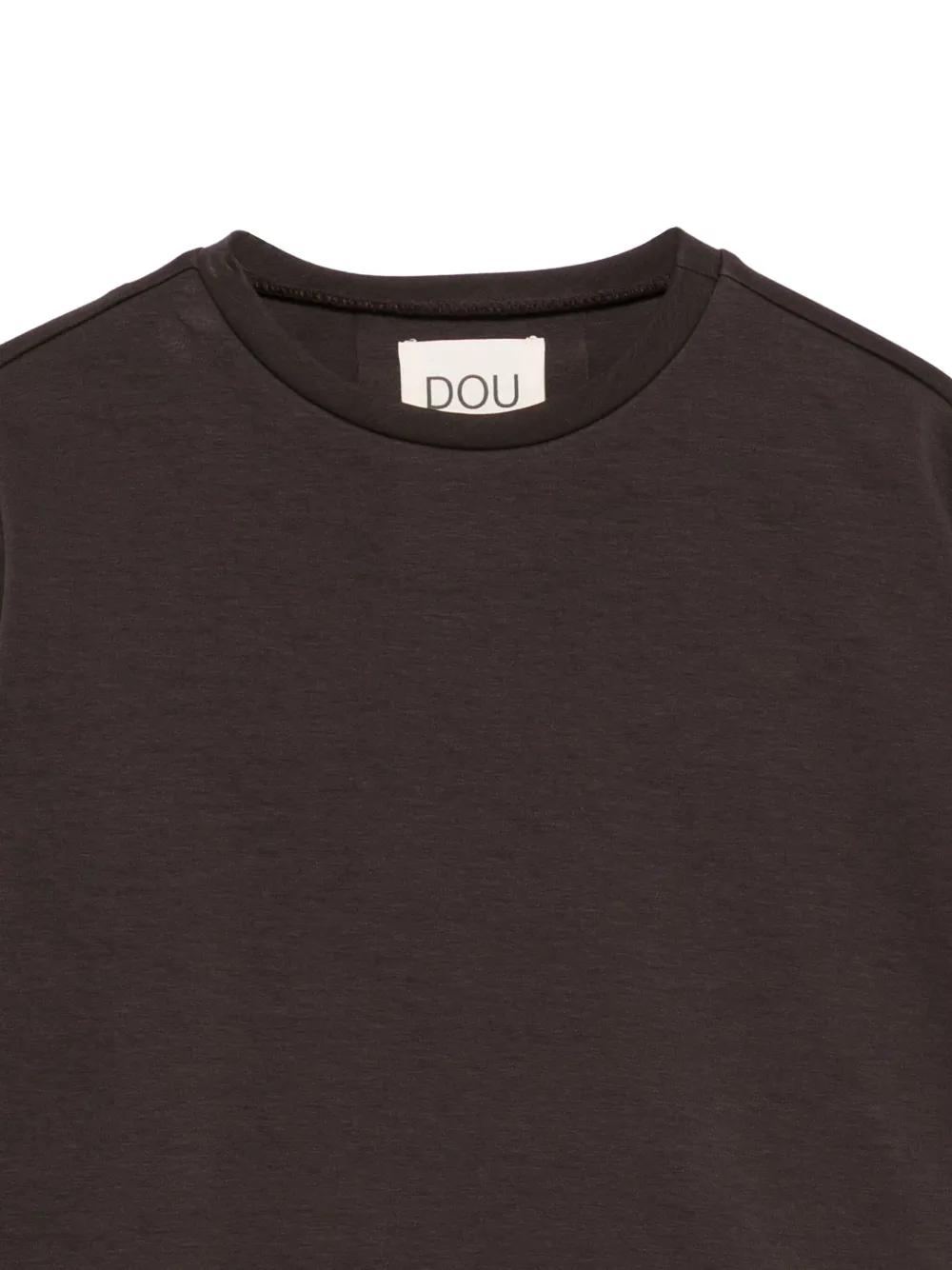 Douuod Kids Sweater met ronde hals Bruin