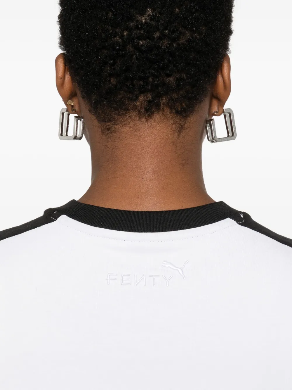 Puma X Fenty Rhinestone-embellishment T-shirt In White