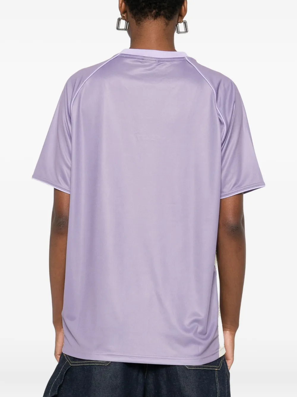 Puma X Fenty V-neck Shor-sleeve In Purple