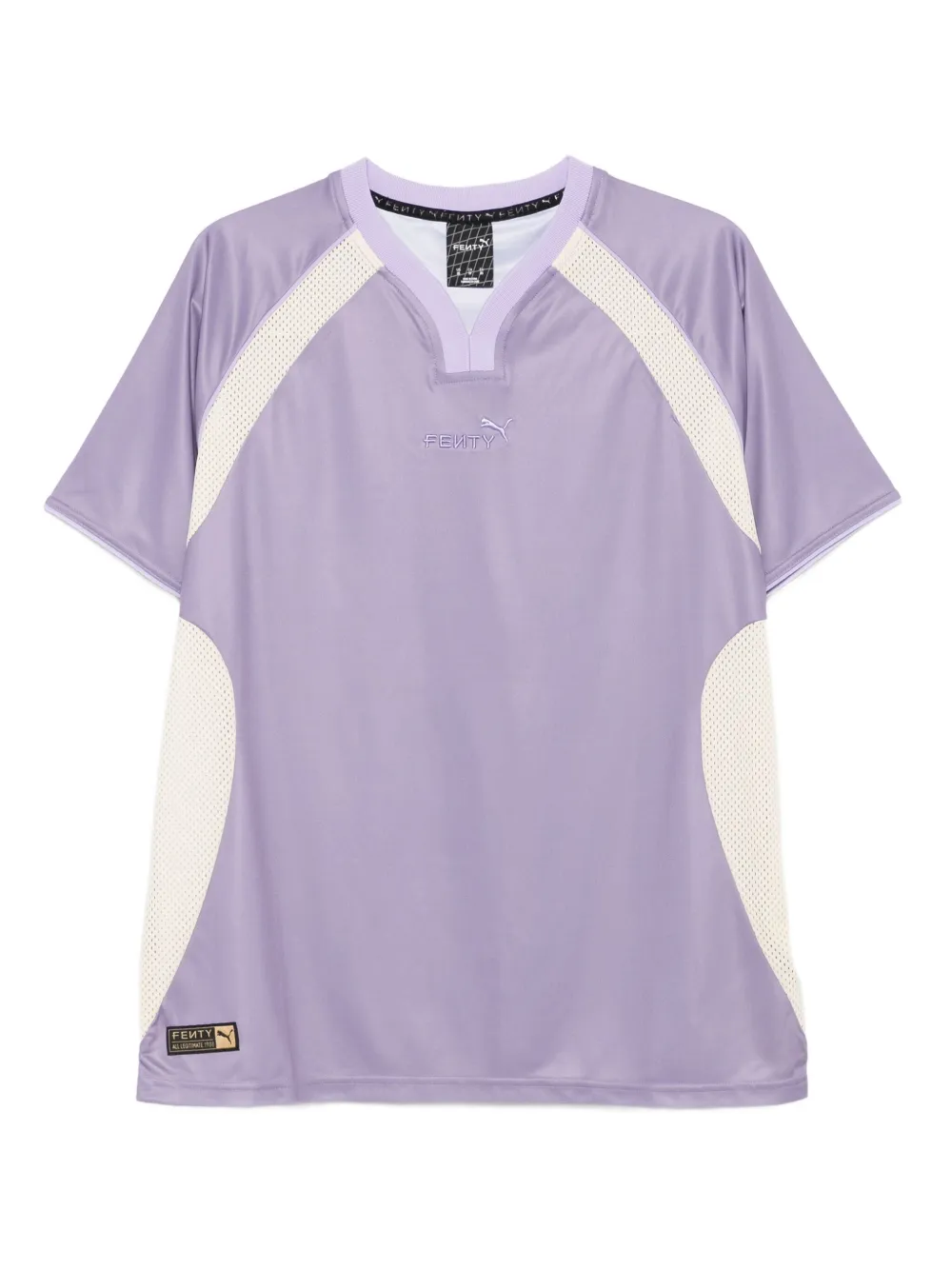 PUMA x Fenty V-neck shor-sleeve | Purple | Image 1