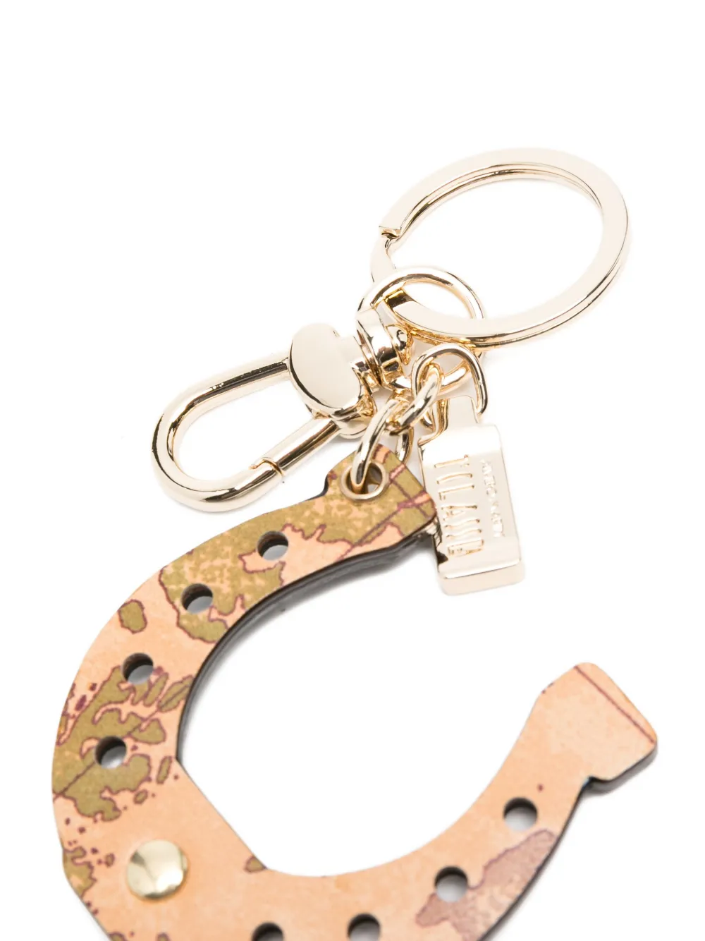 ALVIERO MARTINI 1° CLASSE Horseshoe sleutelhanger Beige