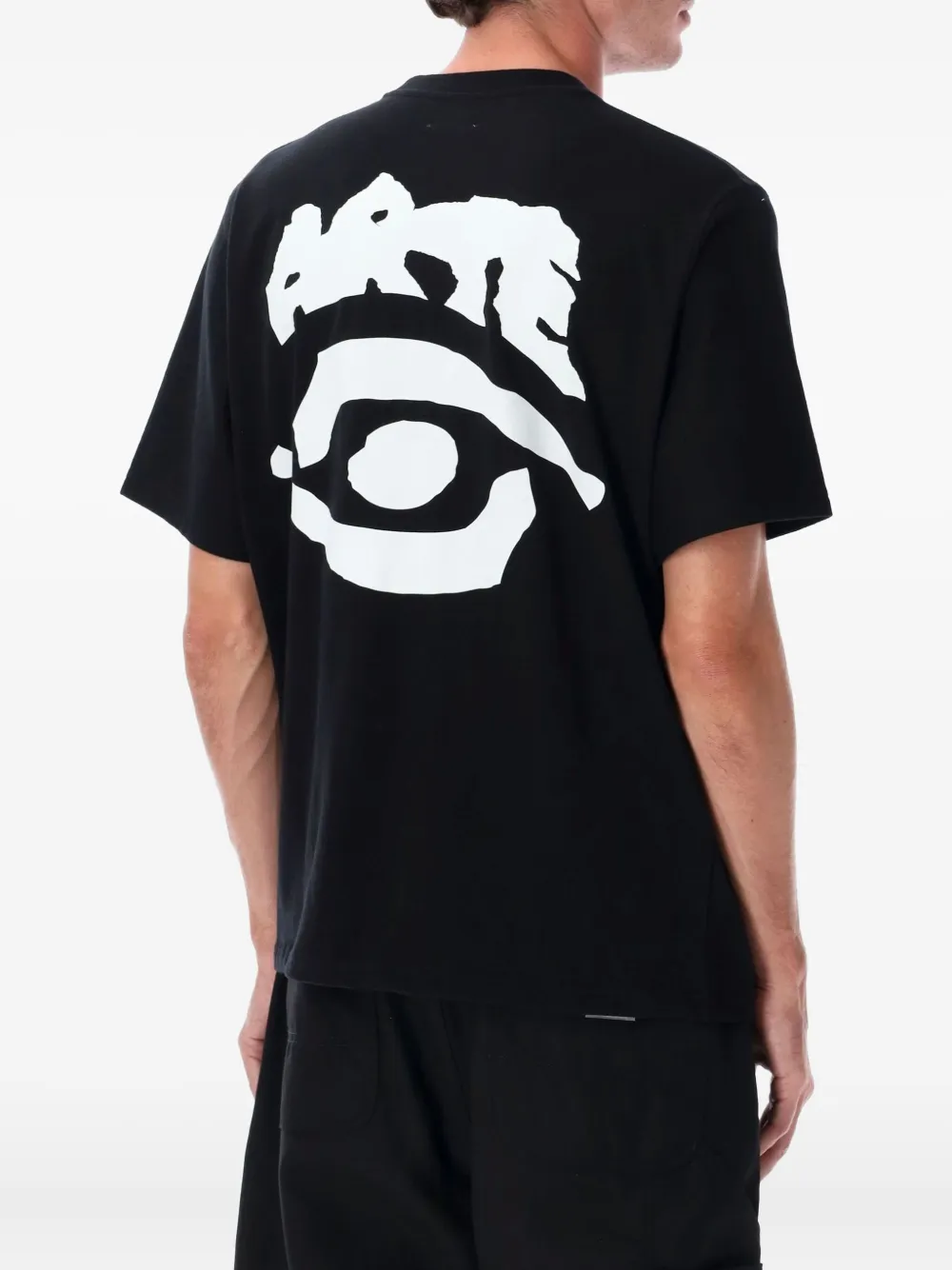 Arte Antwerp T-shirt met oogprint - Zwart
