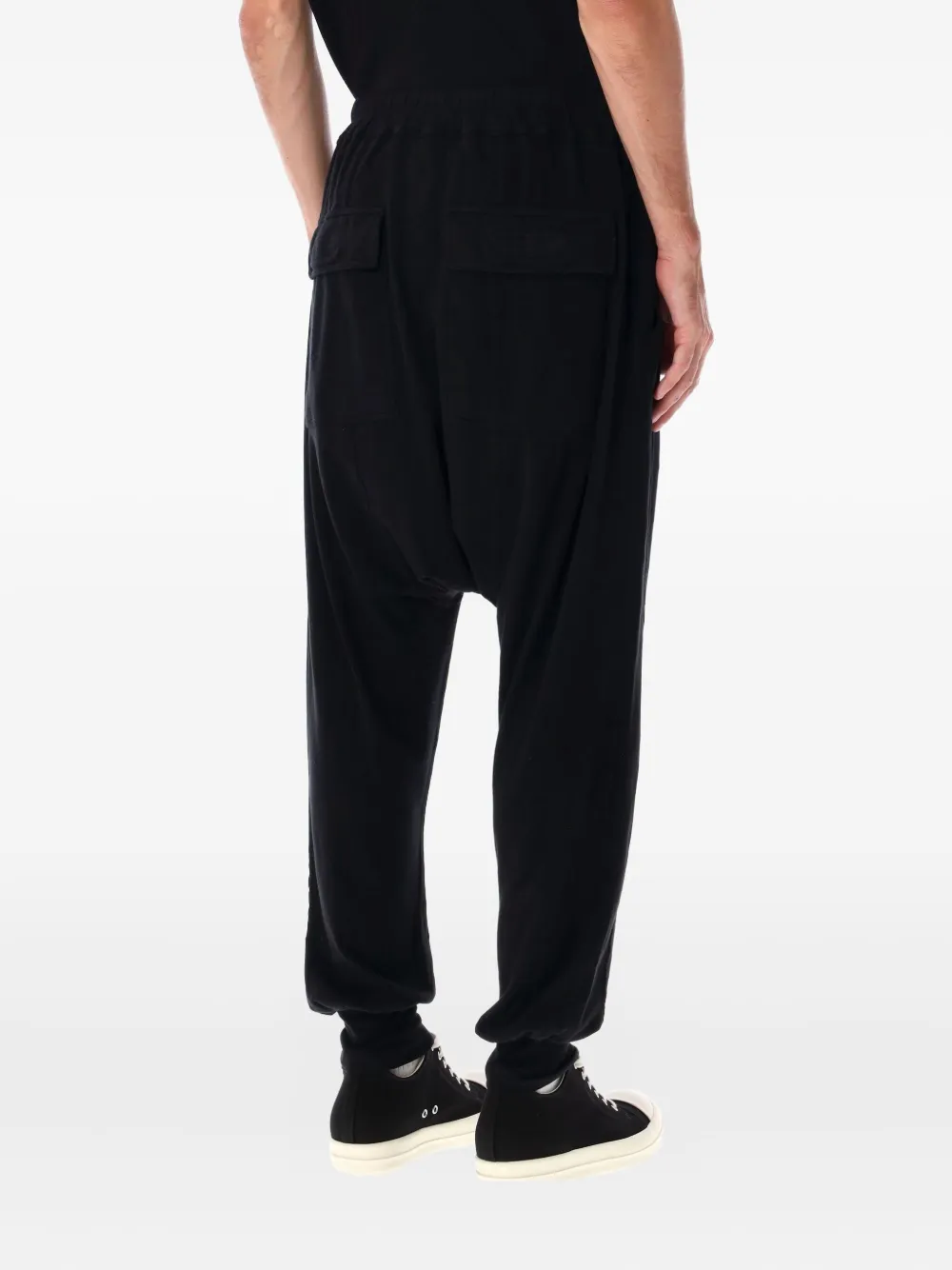 Rick Owens DRKSHDW Broek met verlaagd kruis - Zwart
