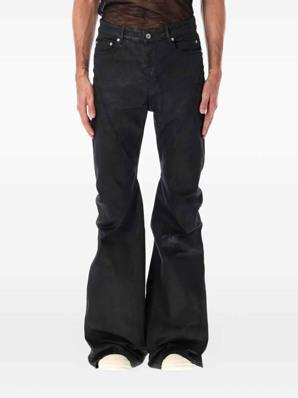 Rick Owens DRKSHDW multiple-pocket jeans - ブラック Rick Owens DRKSHDW multiple-pocket jeans - ブラック