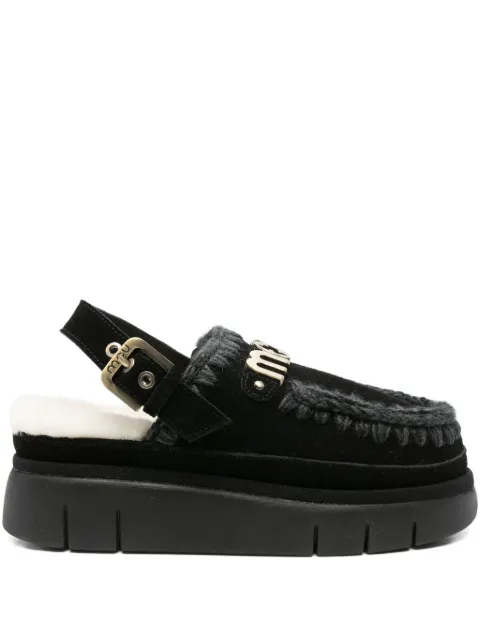 Mou Bounce slingback platform mules 