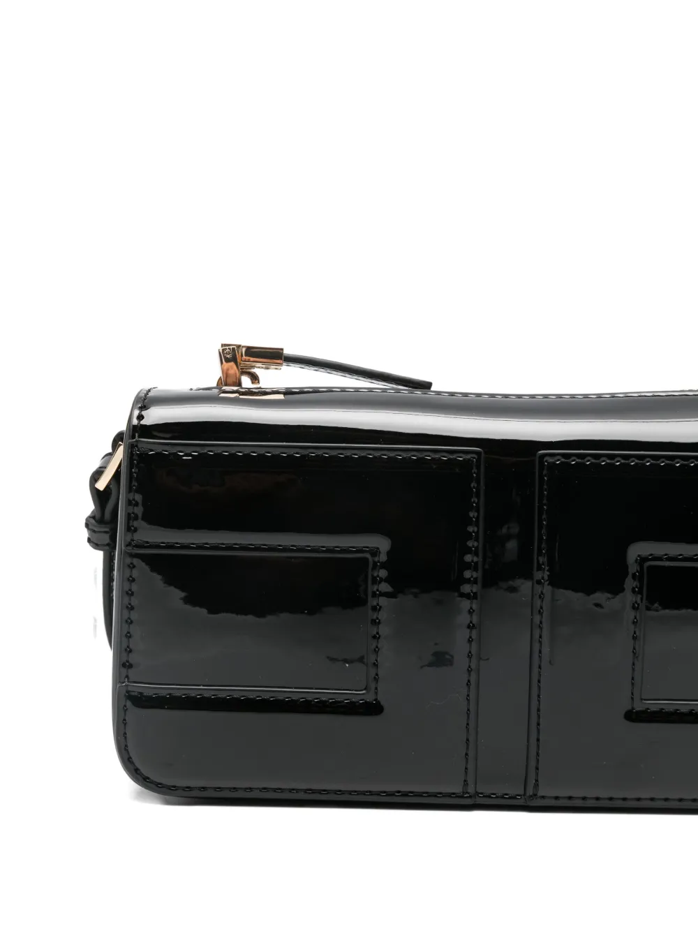 Elisabetta Franchi La Mia Bambina Schoudertas met vlakken Zwart