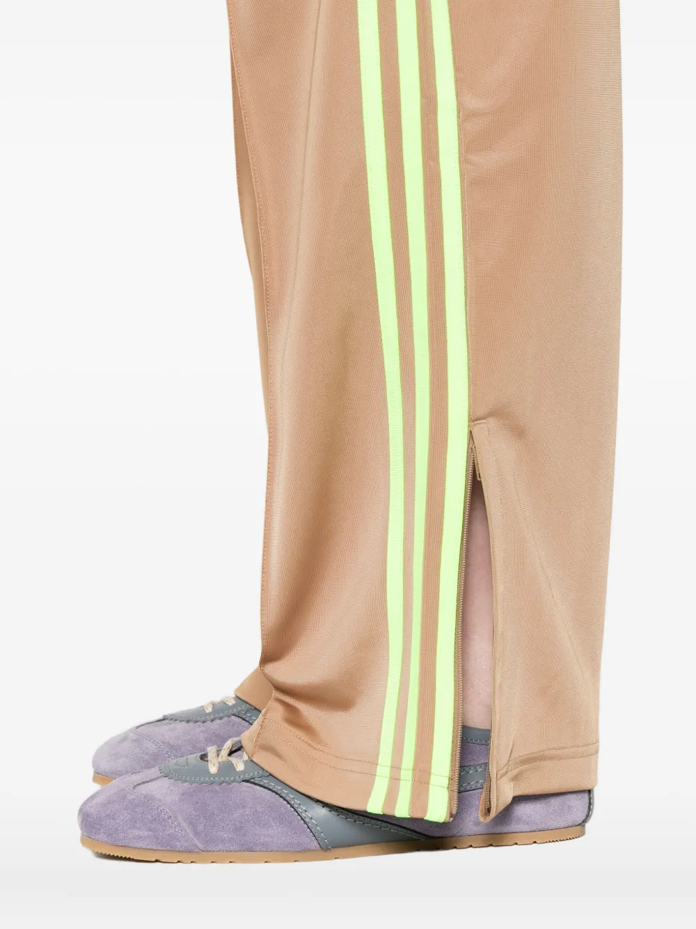Adidas Originals Adicolor Classic Firebird Loose Fit Recycled Polyester Track Pants In Brown